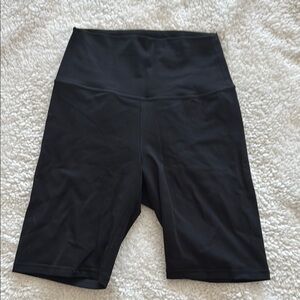 Black Women's High-Waisted Shorts